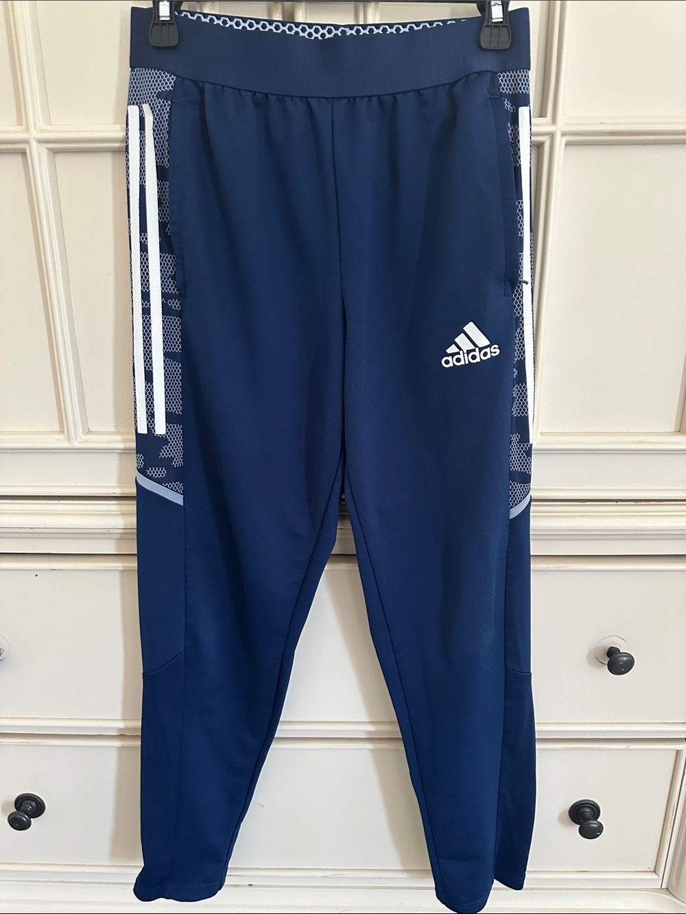 Adidas L-Youth (13/14) PrimeblueJoggers with White Stripe Detail